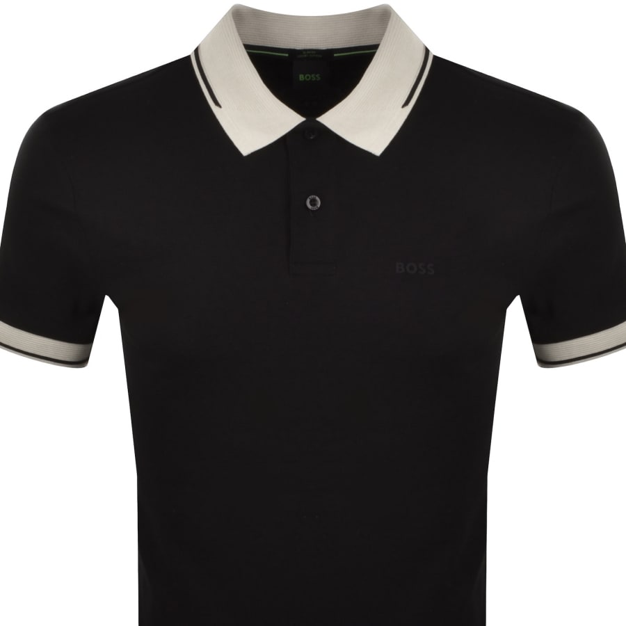 Image number 2 for BOSS Network Paule Polo T Shirt Black