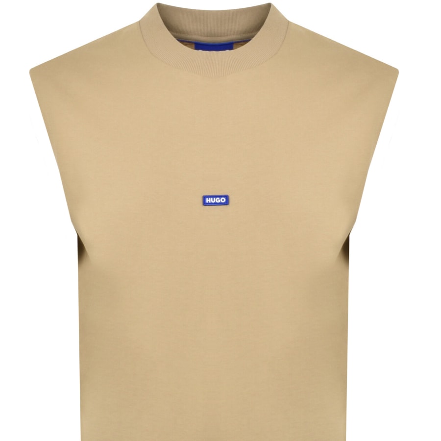Image number 2 for HUGO Blue Navertz Vest Beige