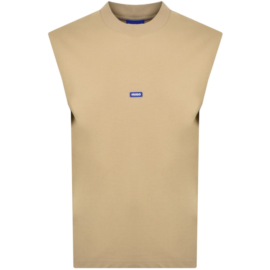 Image number 1 for HUGO Blue Navertz Vest Beige
