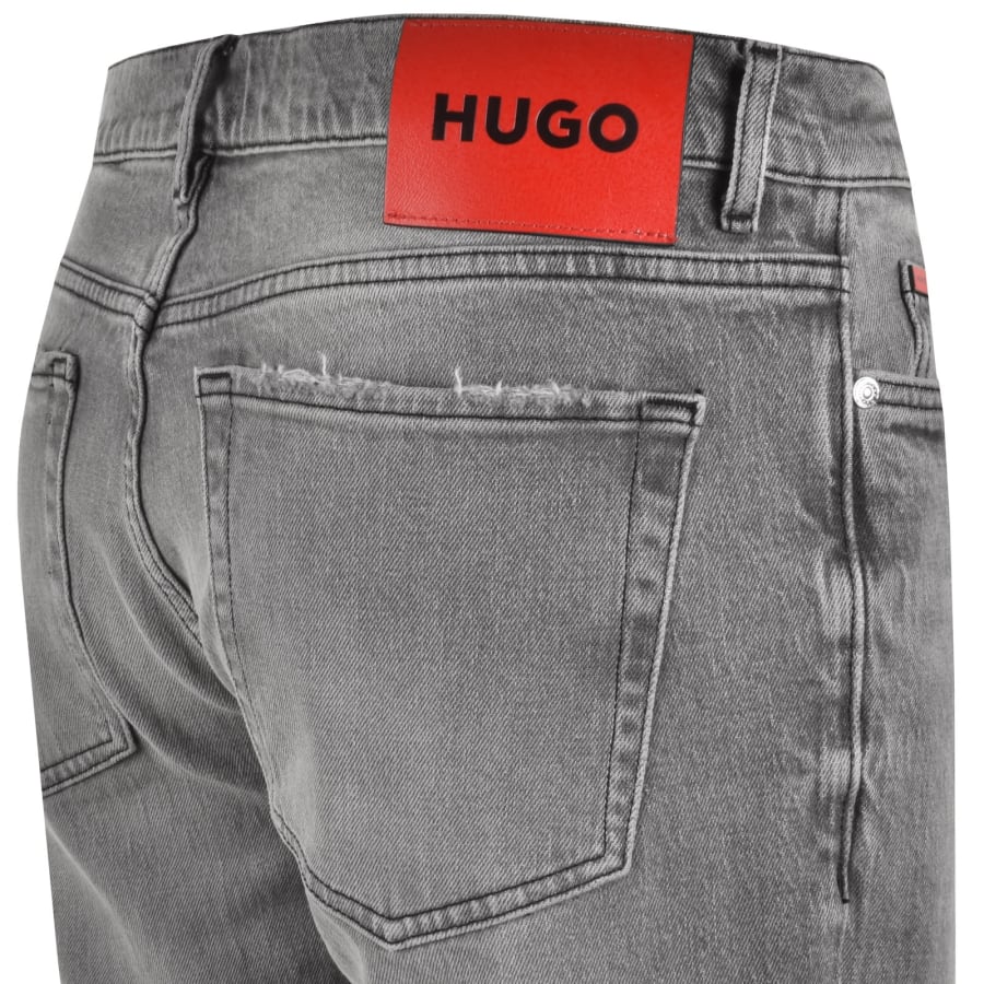 Image number 4 for HUGO 634 Tapered Fit Jeans Medium Grey