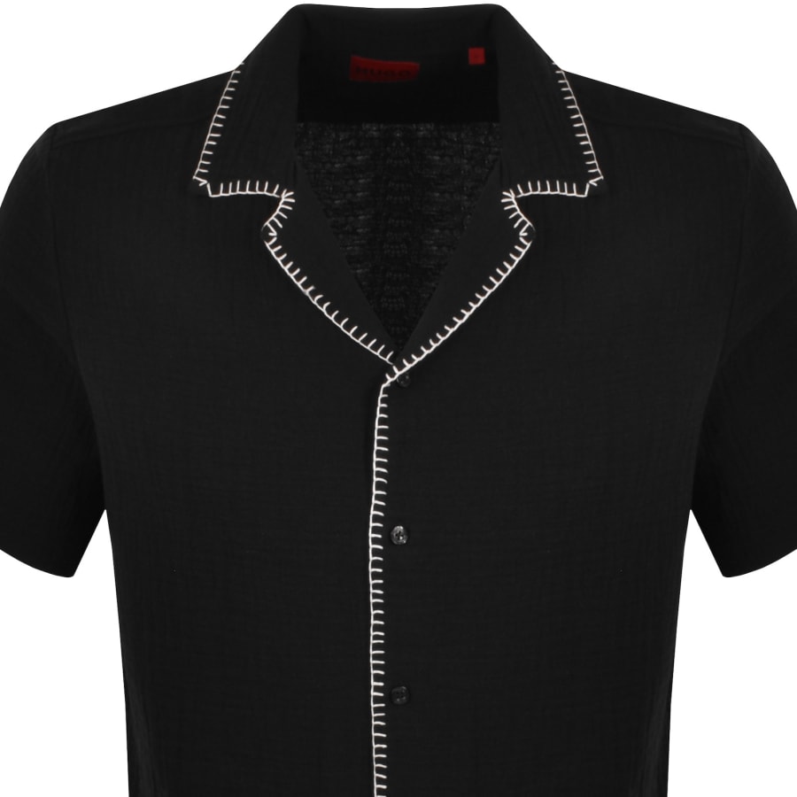 Image number 2 for HUGO Ellino Shirt Black