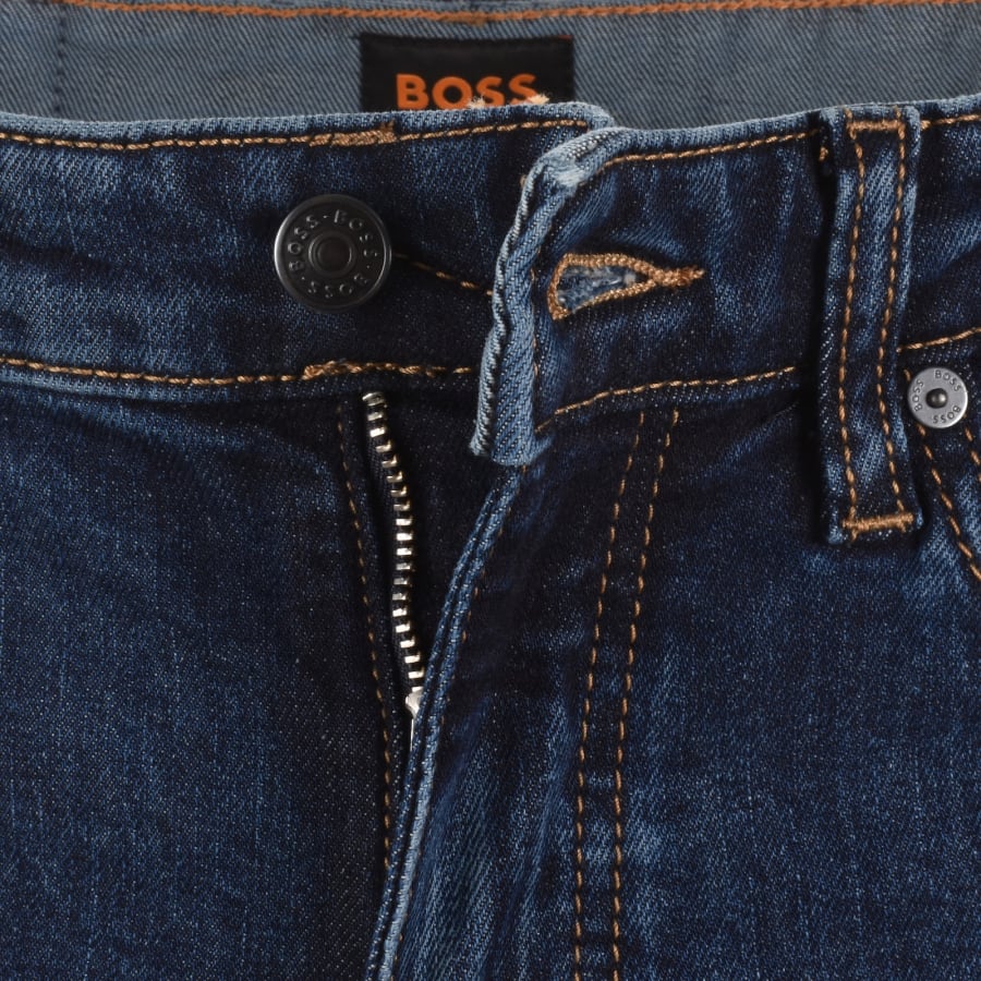 Image number 5 for BOSS Delaware Slim Fit Jeans Dark Blue