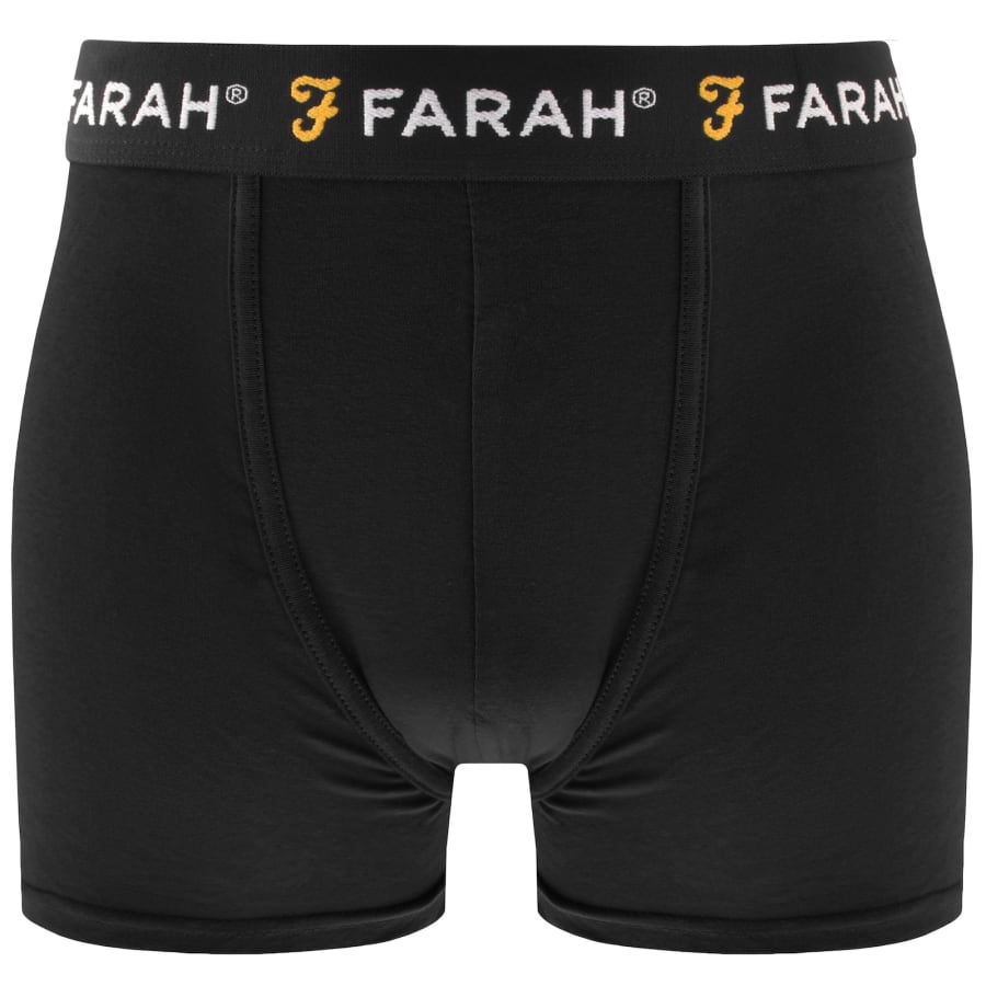 Image number 2 for Farah Chorley 5 Pack Trunks Black