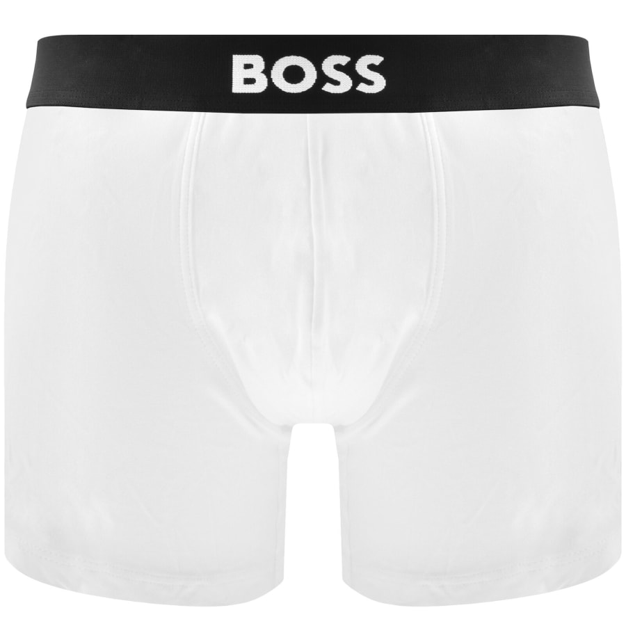 Image number 2 for BOSS ONE 3 Pack Boxer Briefs White