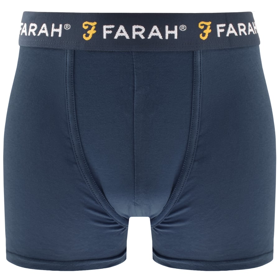 Image number 2 for Farah Aveleer 3 Pack Trunks Navy