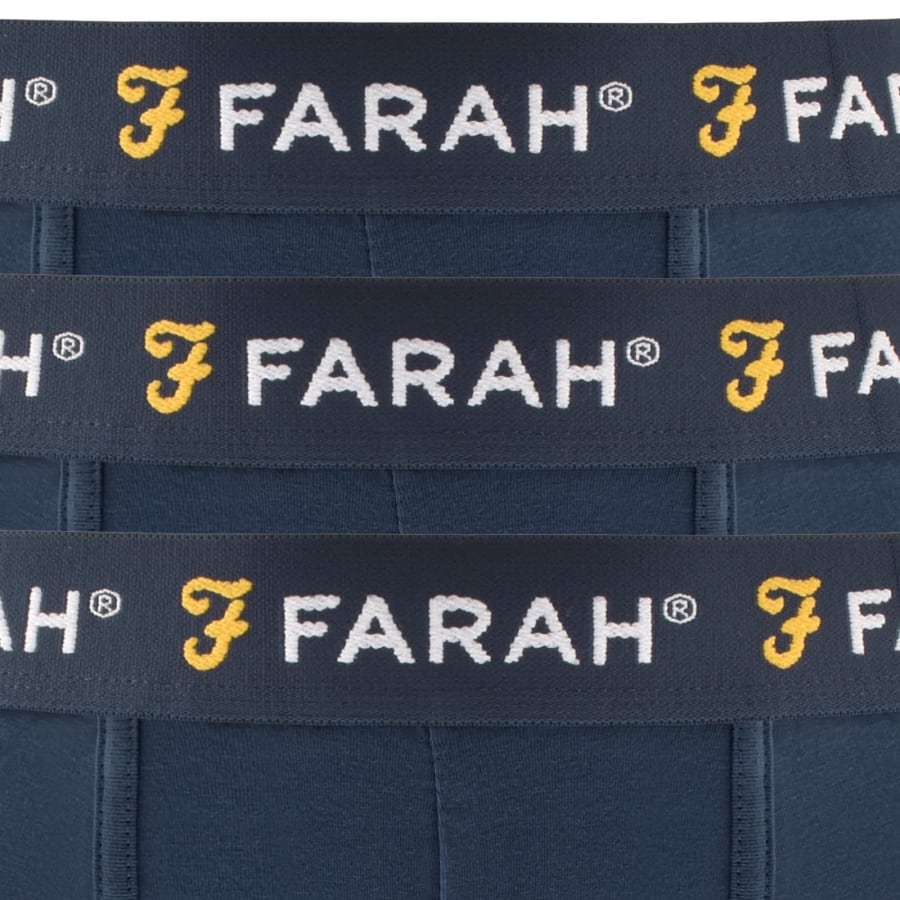 Image number 3 for Farah Aveleer 3 Pack Trunks Navy