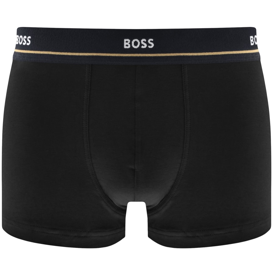 Image number 4 for BOSS Underwear 5 Pack Boxer Trunks Black