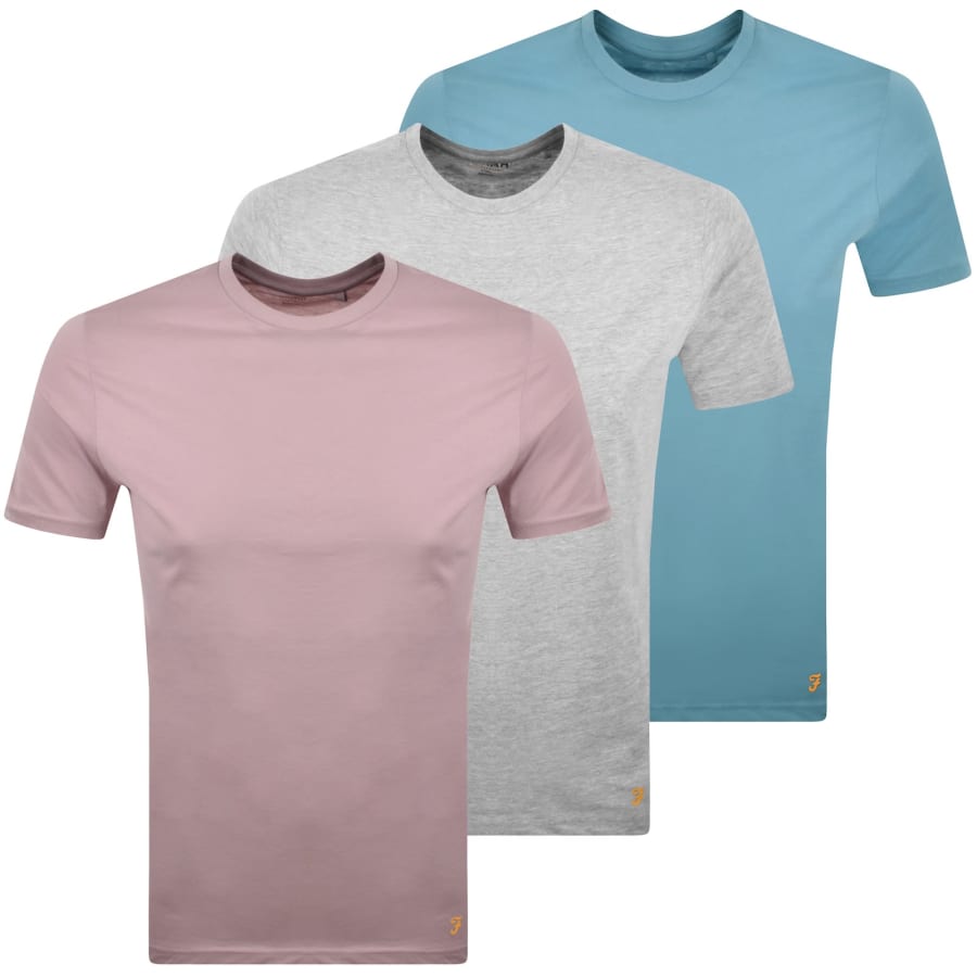 Image number 1 for Farah Ozora 3 Pack T Shirts