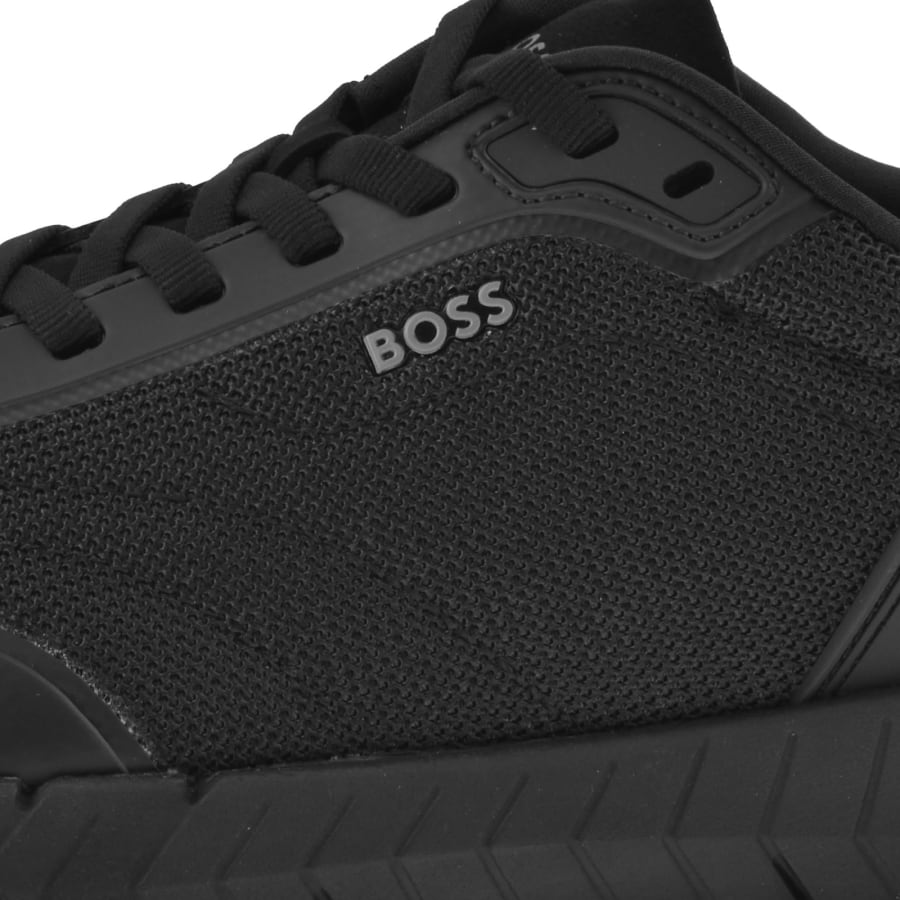 Image number 4 for BOSS Motion Runner Trainers Black