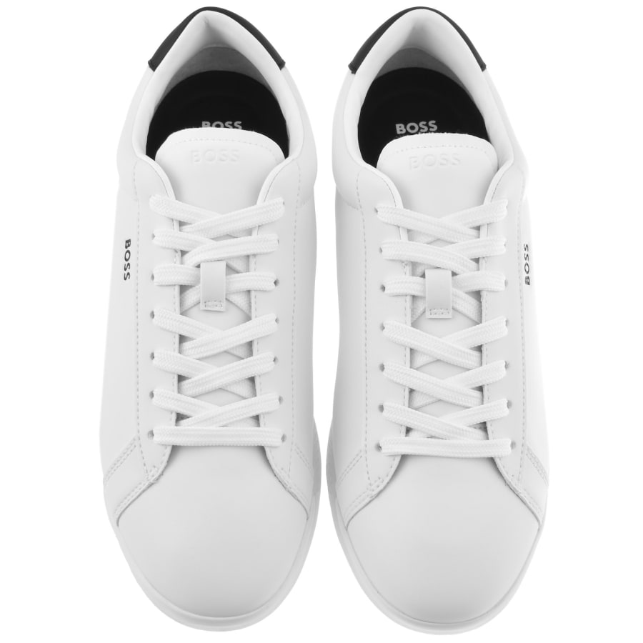 Image number 3 for BOSS Nitan Trainers Natural White