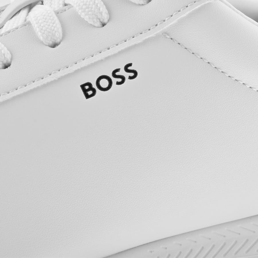 Image number 4 for BOSS Nitan Trainers Natural White
