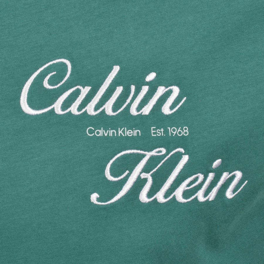 Image number 4 for Calvin Klein Jeans Graphic Logo T Shirt Blue