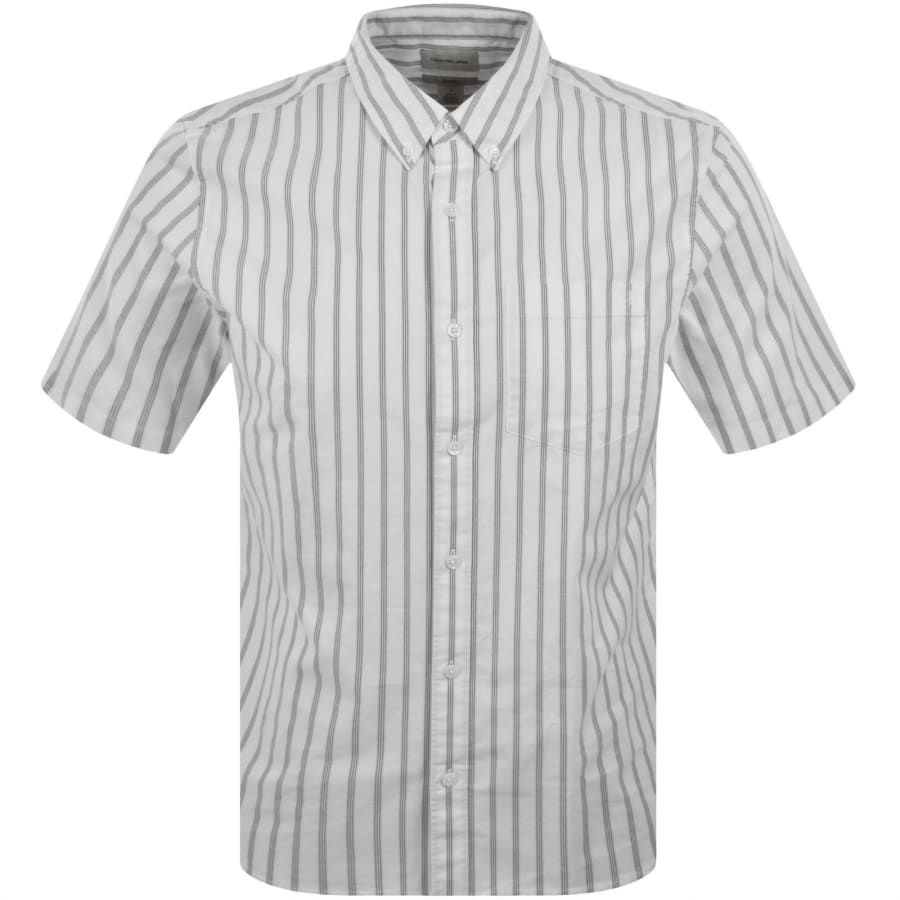Image number 1 for Calvin Klein Jeans Oxford Striped Shirt White