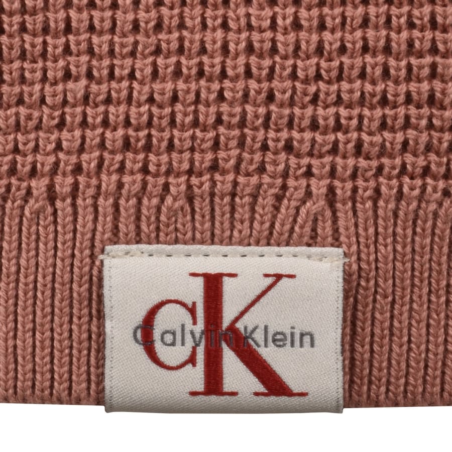 Image number 3 for Calvin Klein Waffle Knit Polo Pink