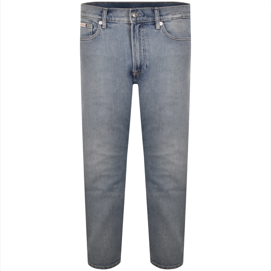 Image number 2 for Calvin Klein Jeans Classic Taper Jeans Light Blue