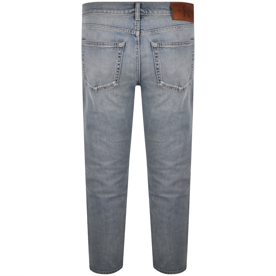 Image number 3 for Calvin Klein Jeans Classic Taper Jeans Light Blue