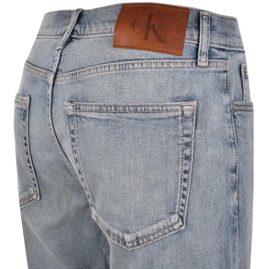 Image number 4 for Calvin Klein Jeans Classic Taper Jeans Light Blue