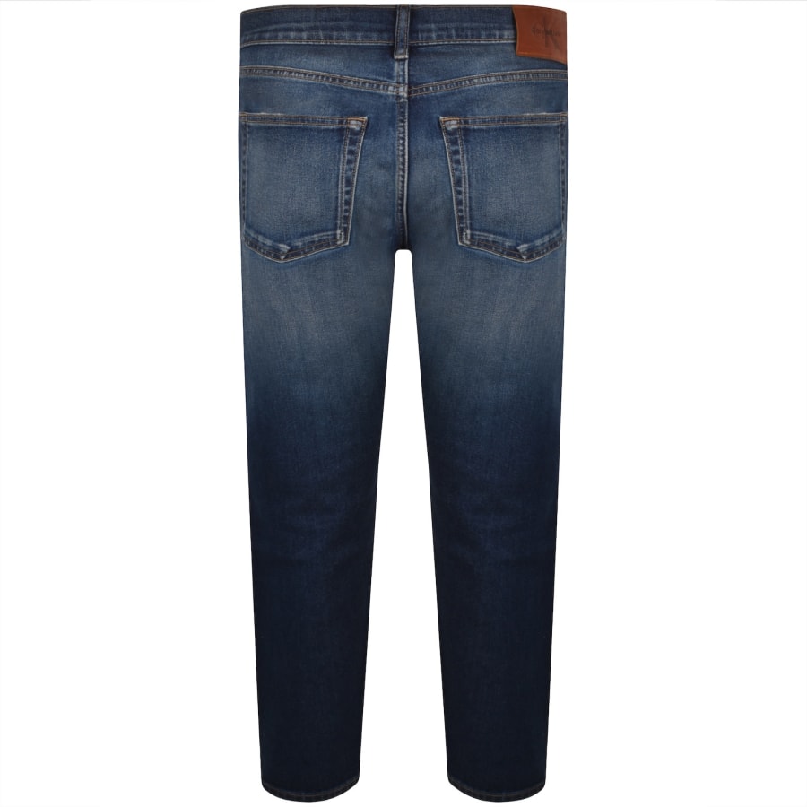 Image number 3 for Calvin Klein Jeans Classic Taper Jeans Dark Blue