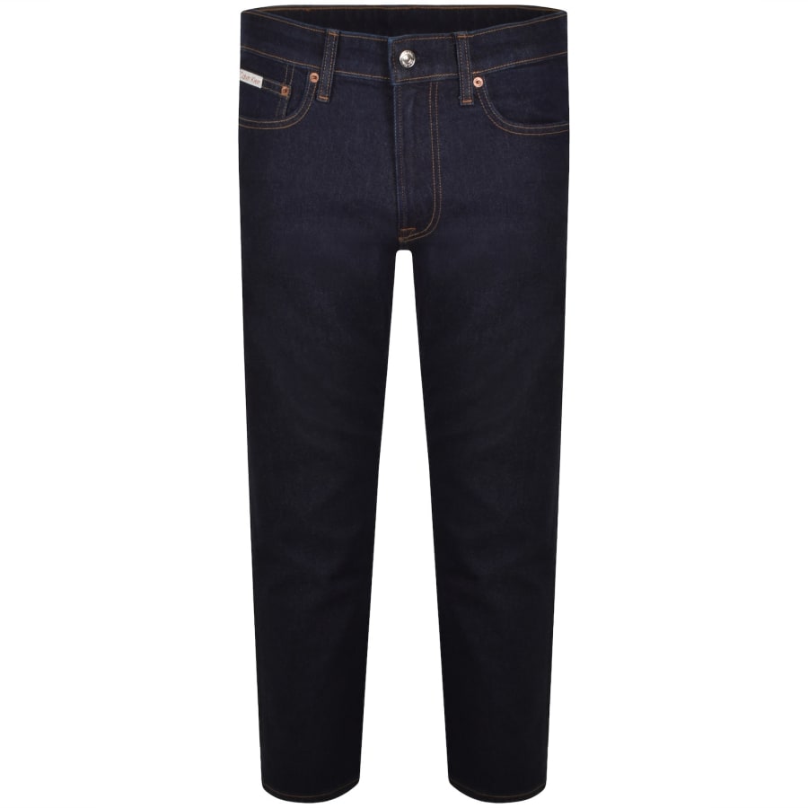 Image number 2 for Calvin Klein Jeans Slim Fit Jeans Dark Blue