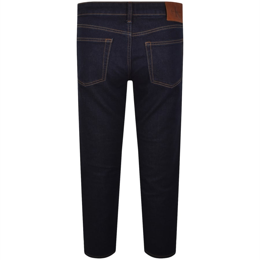 Image number 3 for Calvin Klein Jeans Slim Fit Jeans Dark Blue