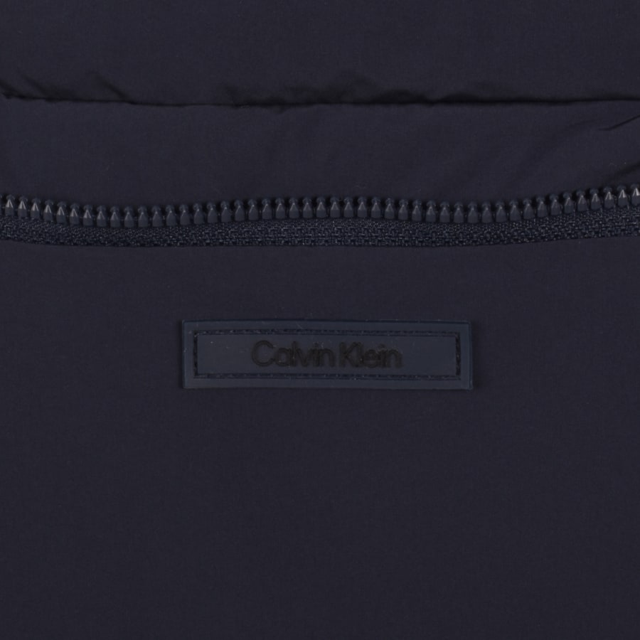 Image number 5 for Calvin Klein Padded Nylon Gilet Navy