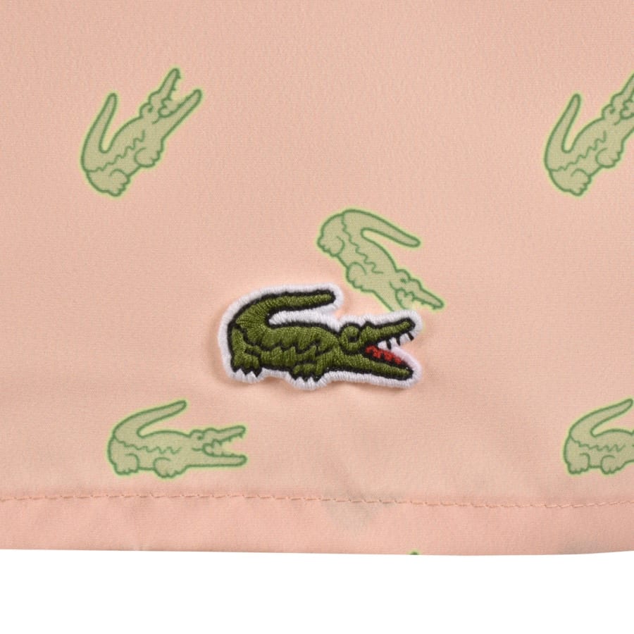 Image number 3 for Lacoste Swim Shorts Pastel Orange