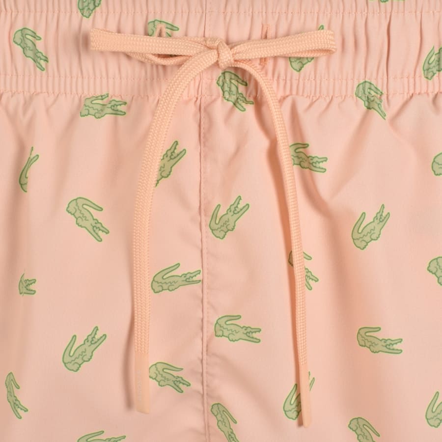 Image number 5 for Lacoste Swim Shorts Pastel Orange