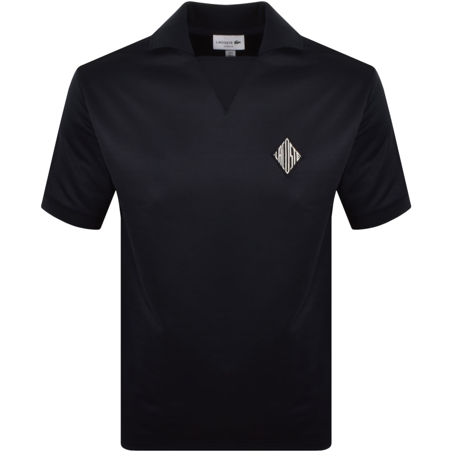 Image number 1 for Lacoste Loose Fit Polo T Shirt Navy