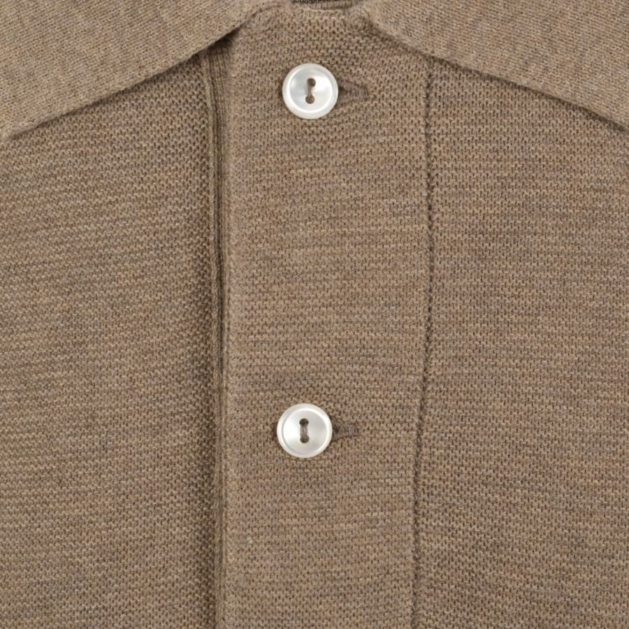 Image number 4 for Lacoste Knit Polo Shirt Brown