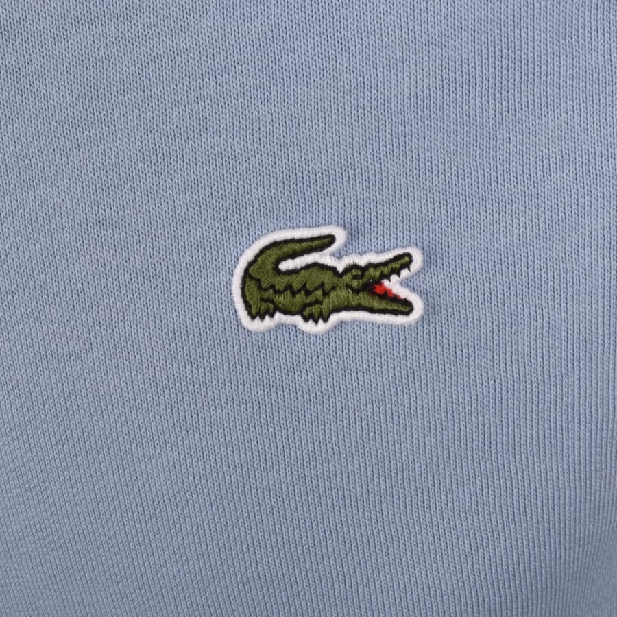 Image number 3 for Lacoste Core Logo Hoodie Blue