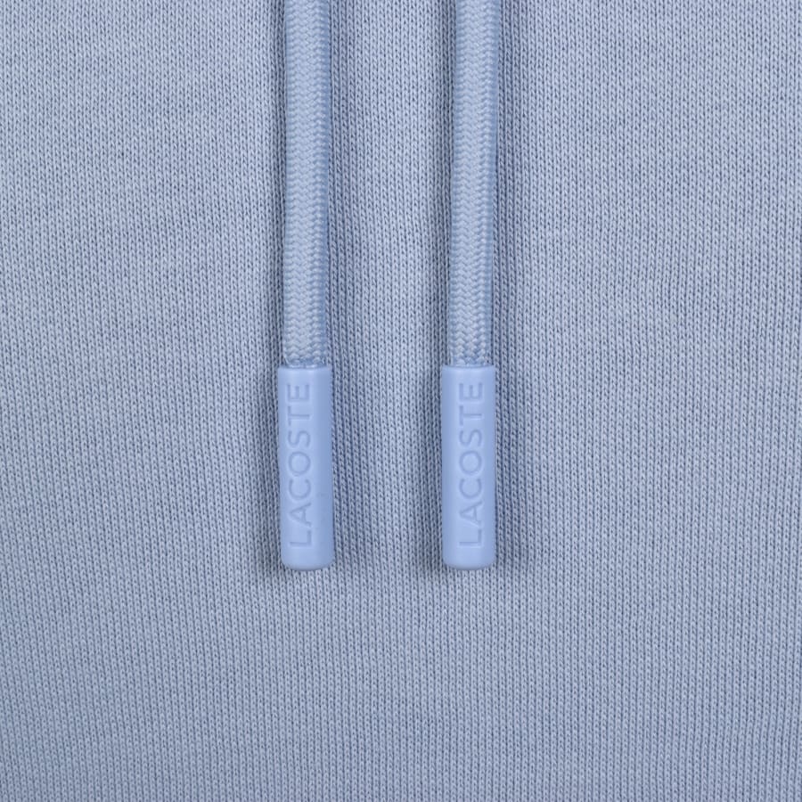 Image number 4 for Lacoste Core Logo Hoodie Blue