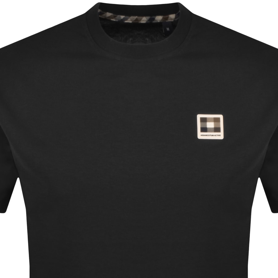 Image number 2 for Aquascutum Badge T Shirt Black