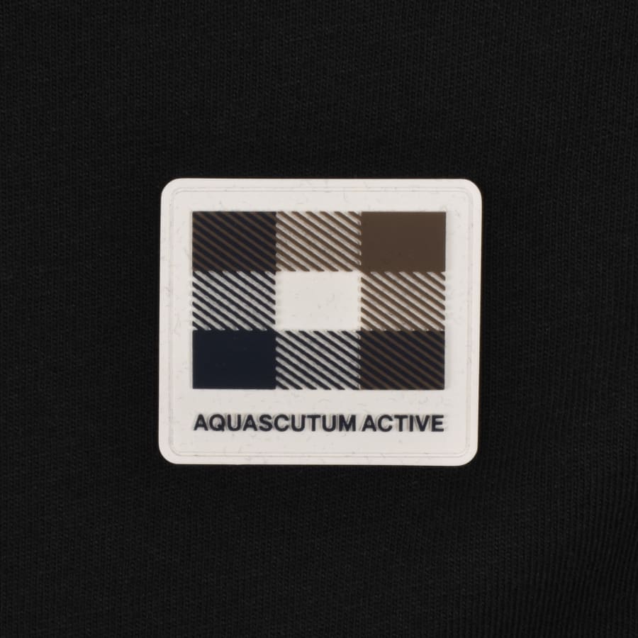 Image number 3 for Aquascutum Badge T Shirt Black