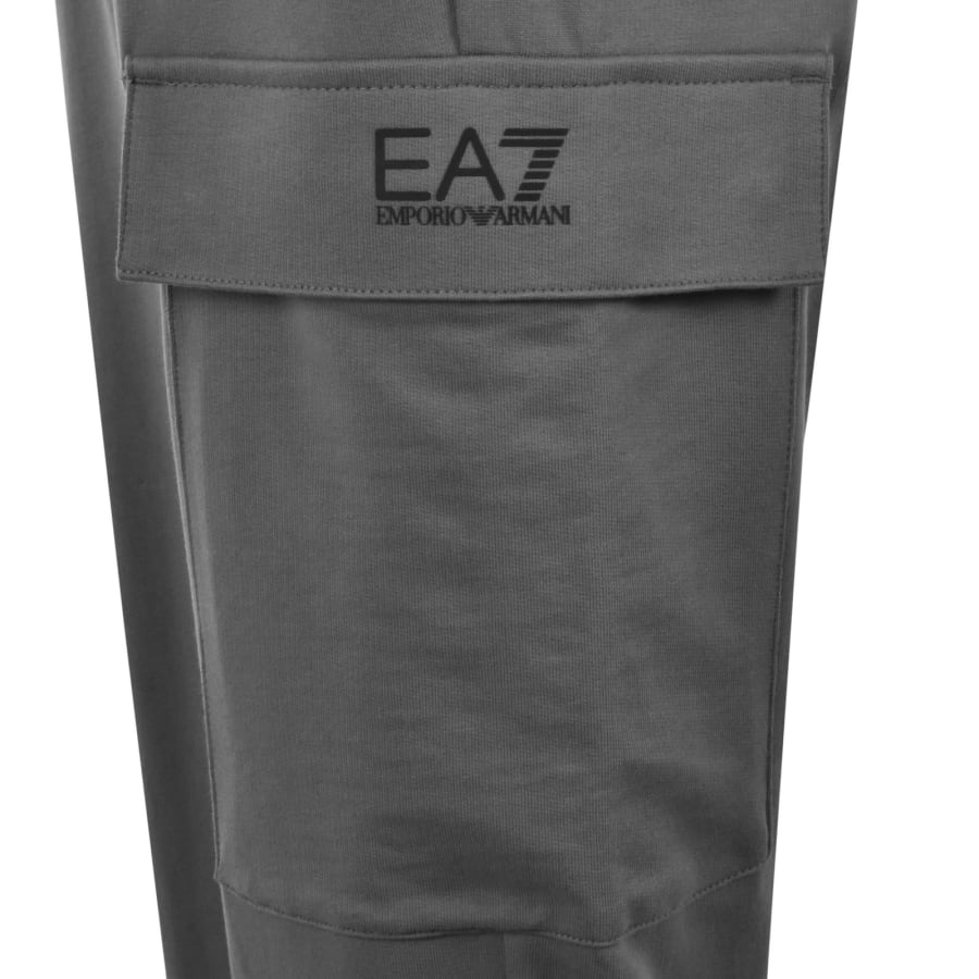 Image number 4 for EA7 Emporio Armani Cargo Joggers Grey