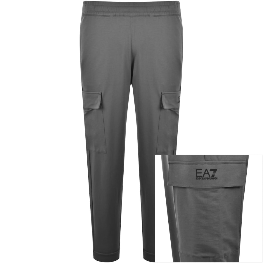 Image number 1 for EA7 Emporio Armani Cargo Joggers Grey