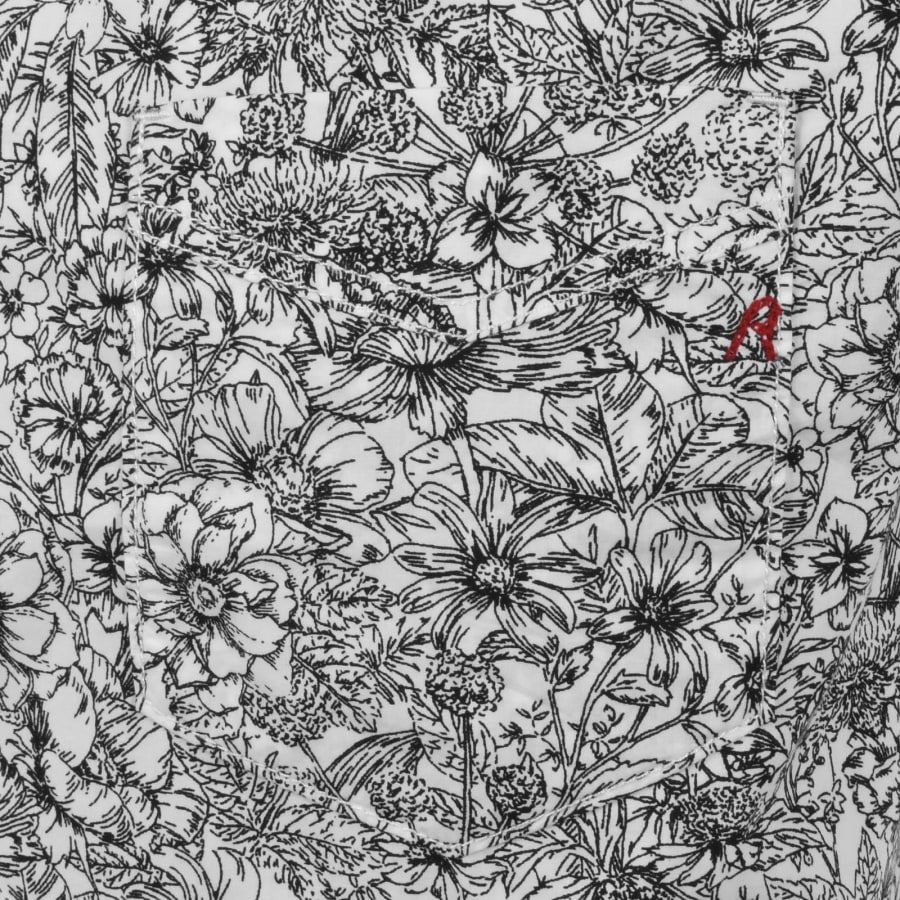 Image number 3 for Replay Floral Shirt White
