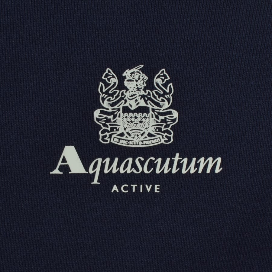 Image number 3 for Aquascutum Half Zip Sweatshirt Navy