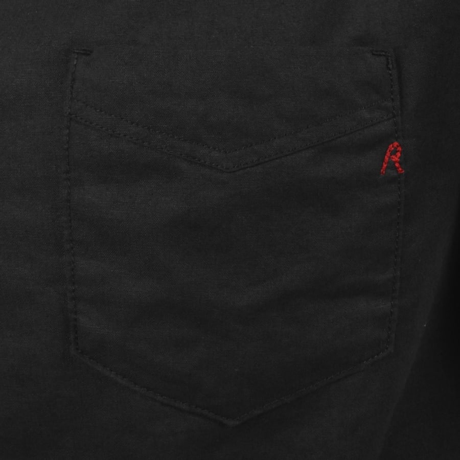 Image number 3 for Replay Plain Shirt Black