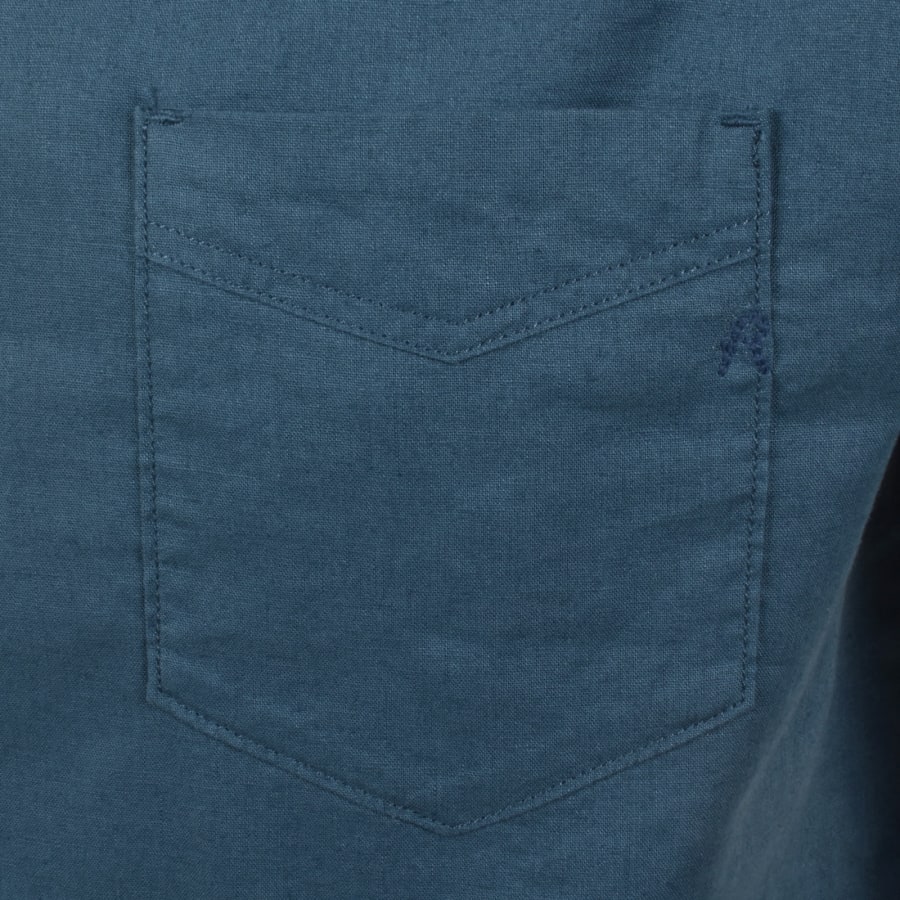 Image number 3 for Replay Plain Shirt Blue