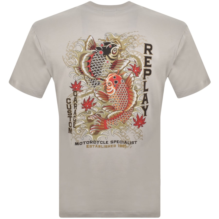 Image number 5 for Replay Pocket T Shirt Grey