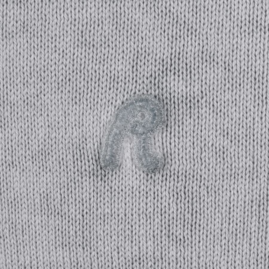 Image number 3 for Replay Crew Neck Knit Jumper Blue