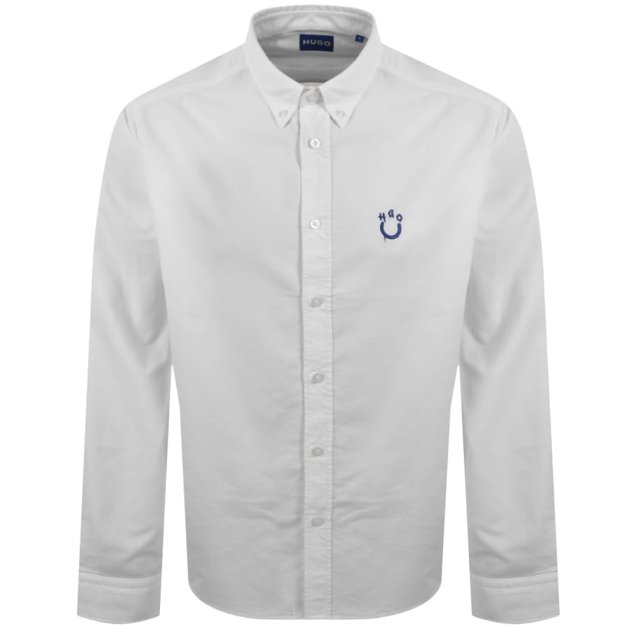 Image number 1 for HUGO Blue Ebalto BD Shirt White