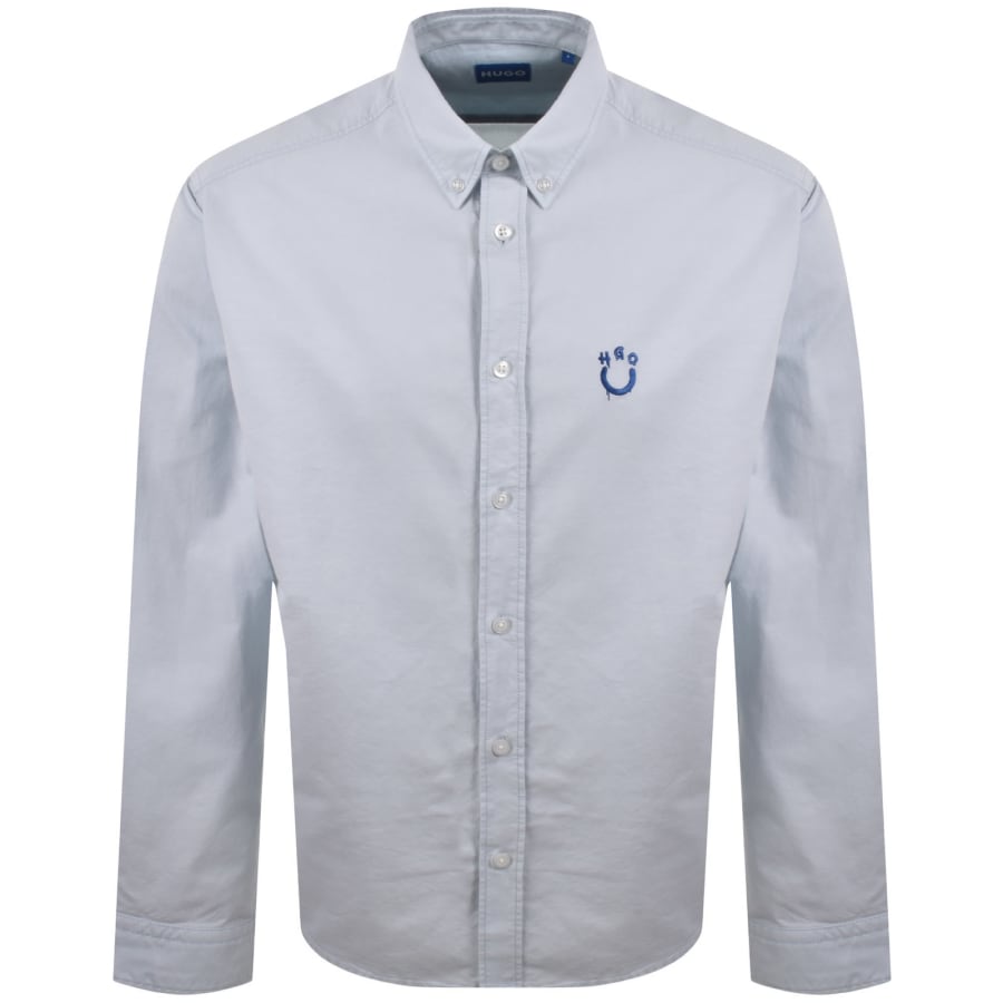 Image number 1 for HUGO Blue Ebalto BD Shirt Blue