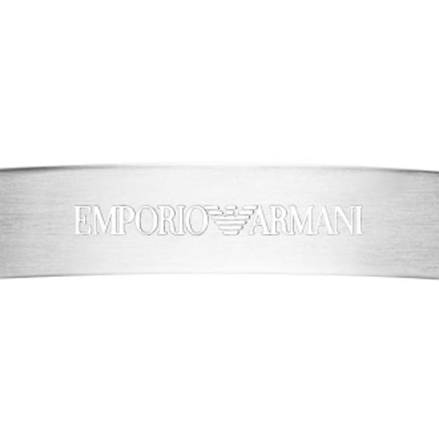 Image number 3 for Emporio Armani Steel ID Bracelet Silver