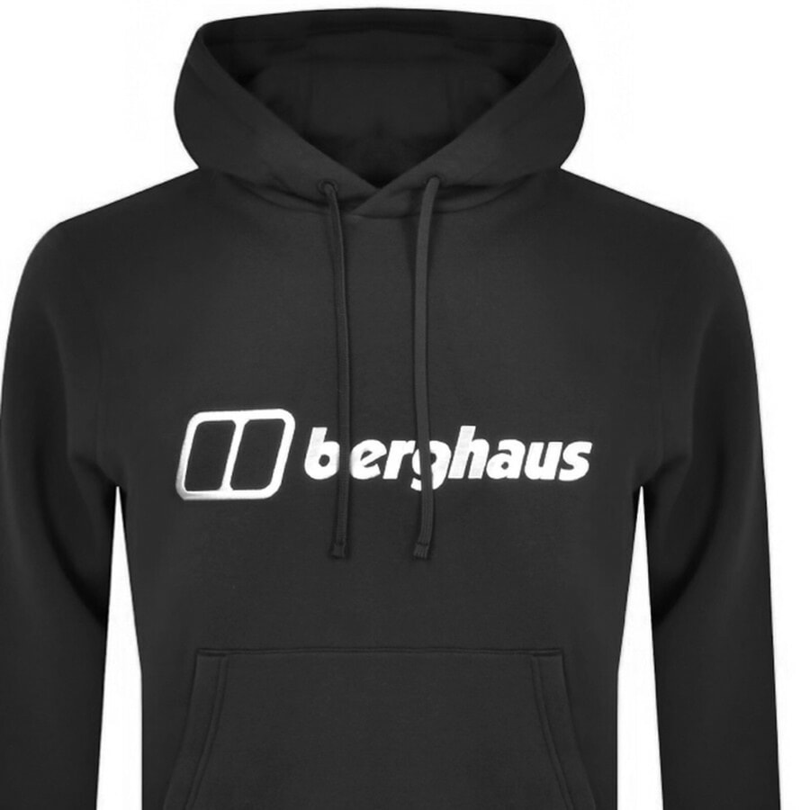 Image number 2 for Berghaus Logo Hoodie Black