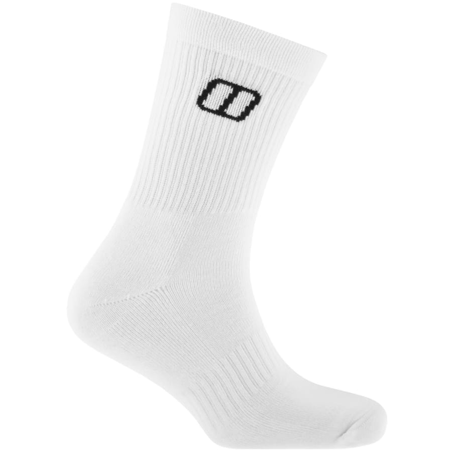 Image number 2 for Berghaus 3 Pack Socks White