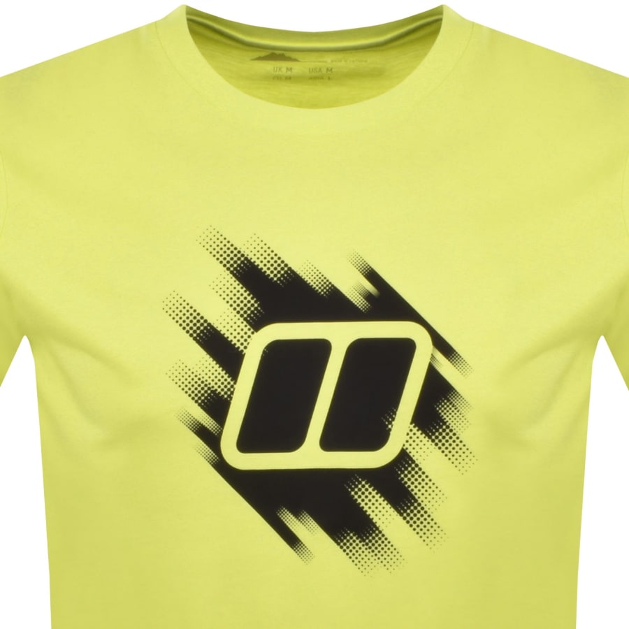 Image number 2 for Berghaus Sketched Blocks T Shirt Yellow