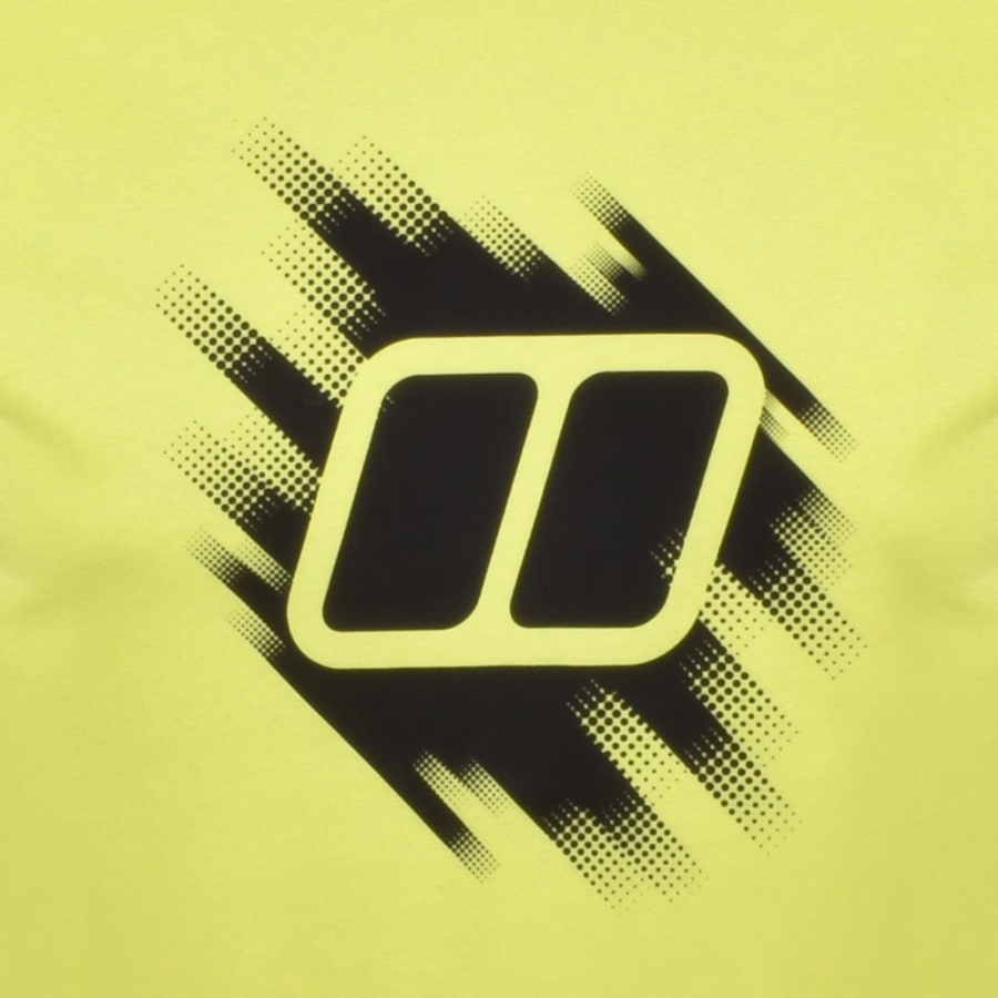Image number 3 for Berghaus Sketched Blocks T Shirt Yellow