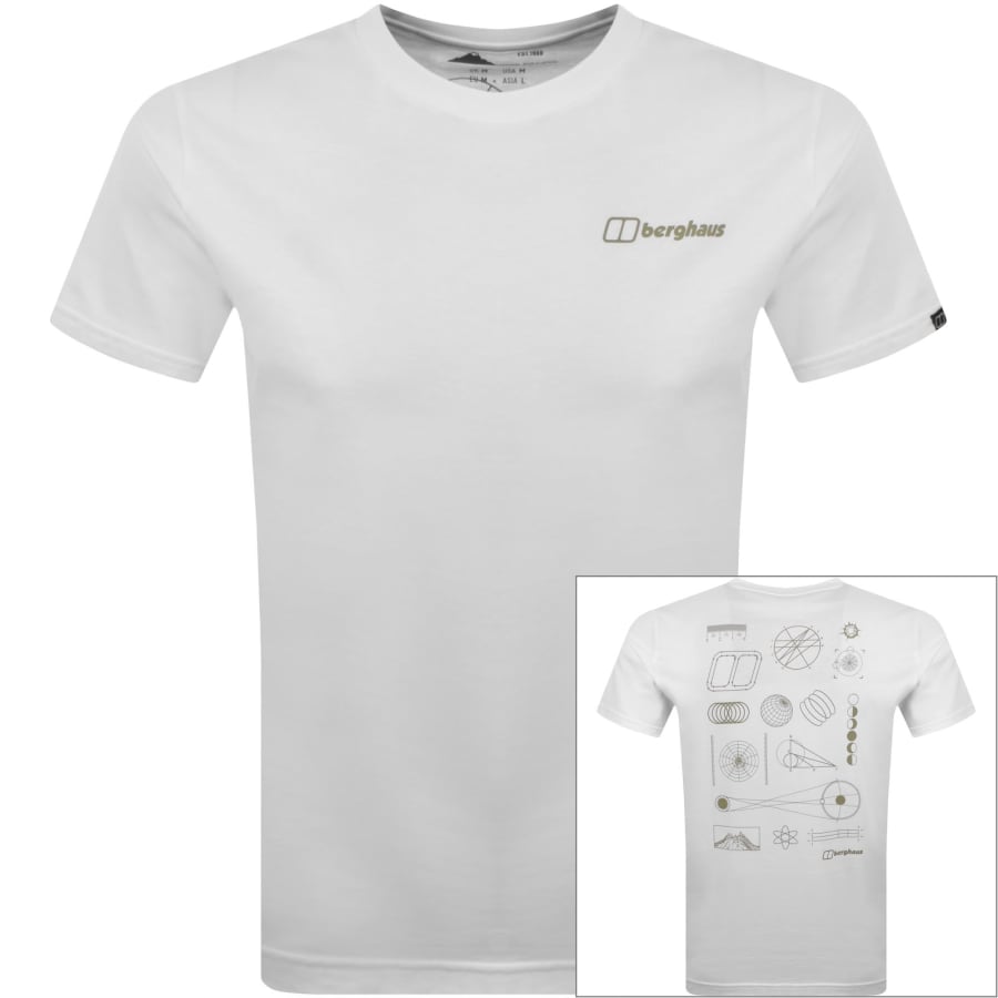 Image number 1 for Berghaus Geo-mountaintry T Shirt White