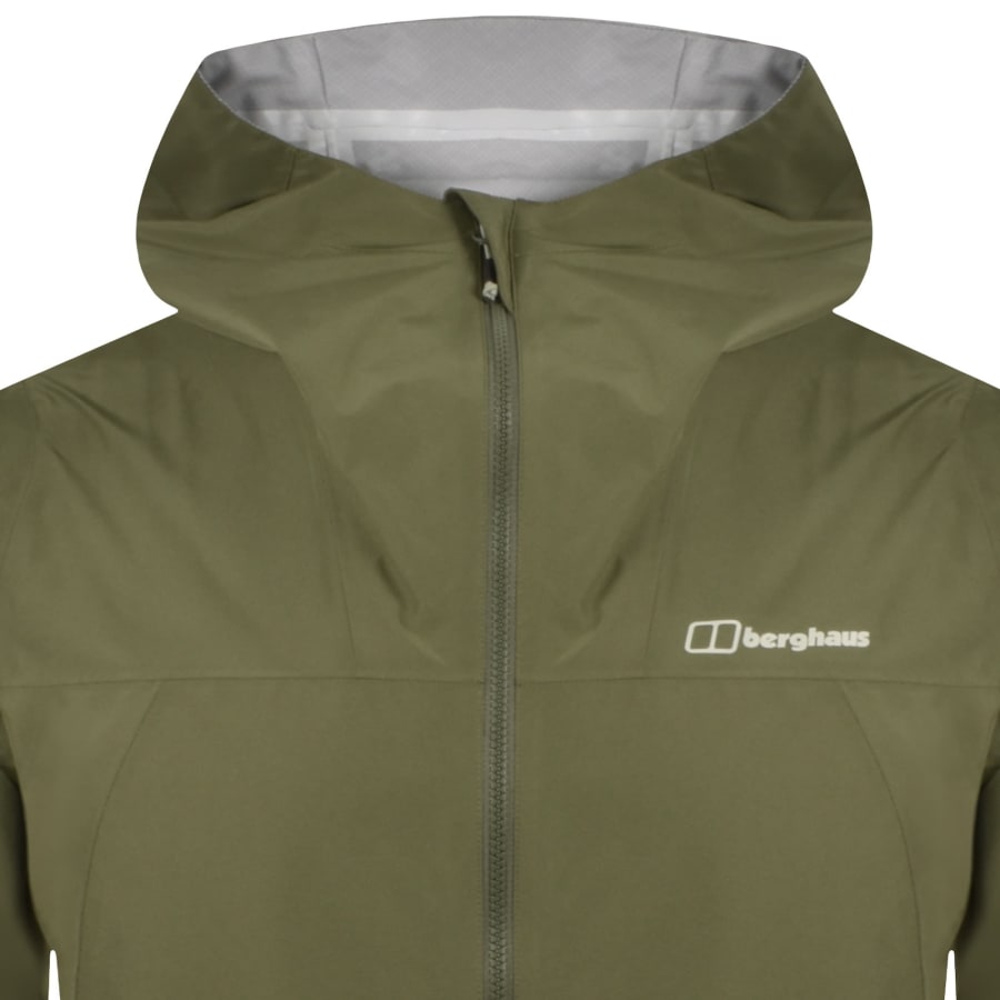 Image number 2 for Berghaus Deluge Pro 3.0 Hooded Jacket Green